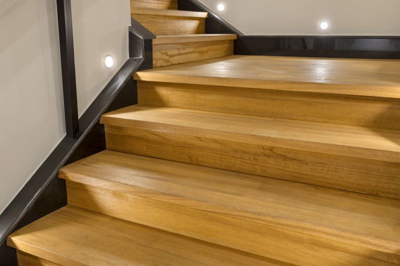 Wood Stairs Refinishing detail