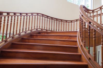 Add Shine to Your Wood Stairs.